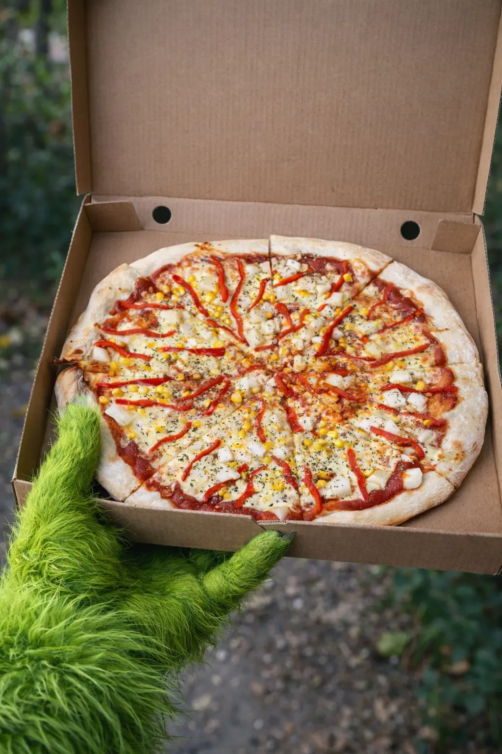 Fotografía de la pizza La de Verdura