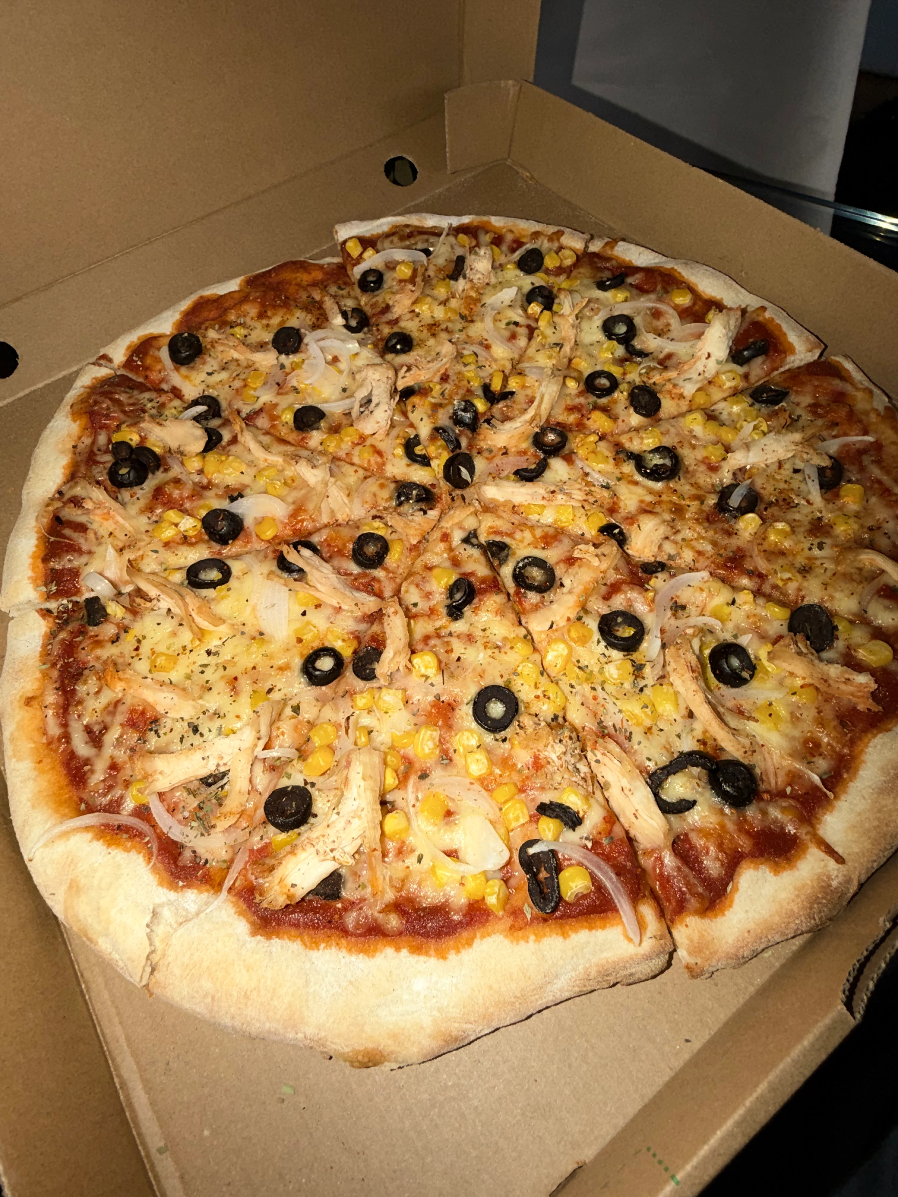 Fotografía de la pizza La Real